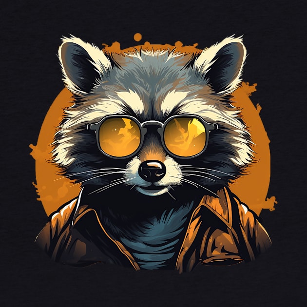 cool raccoon by enzo studios